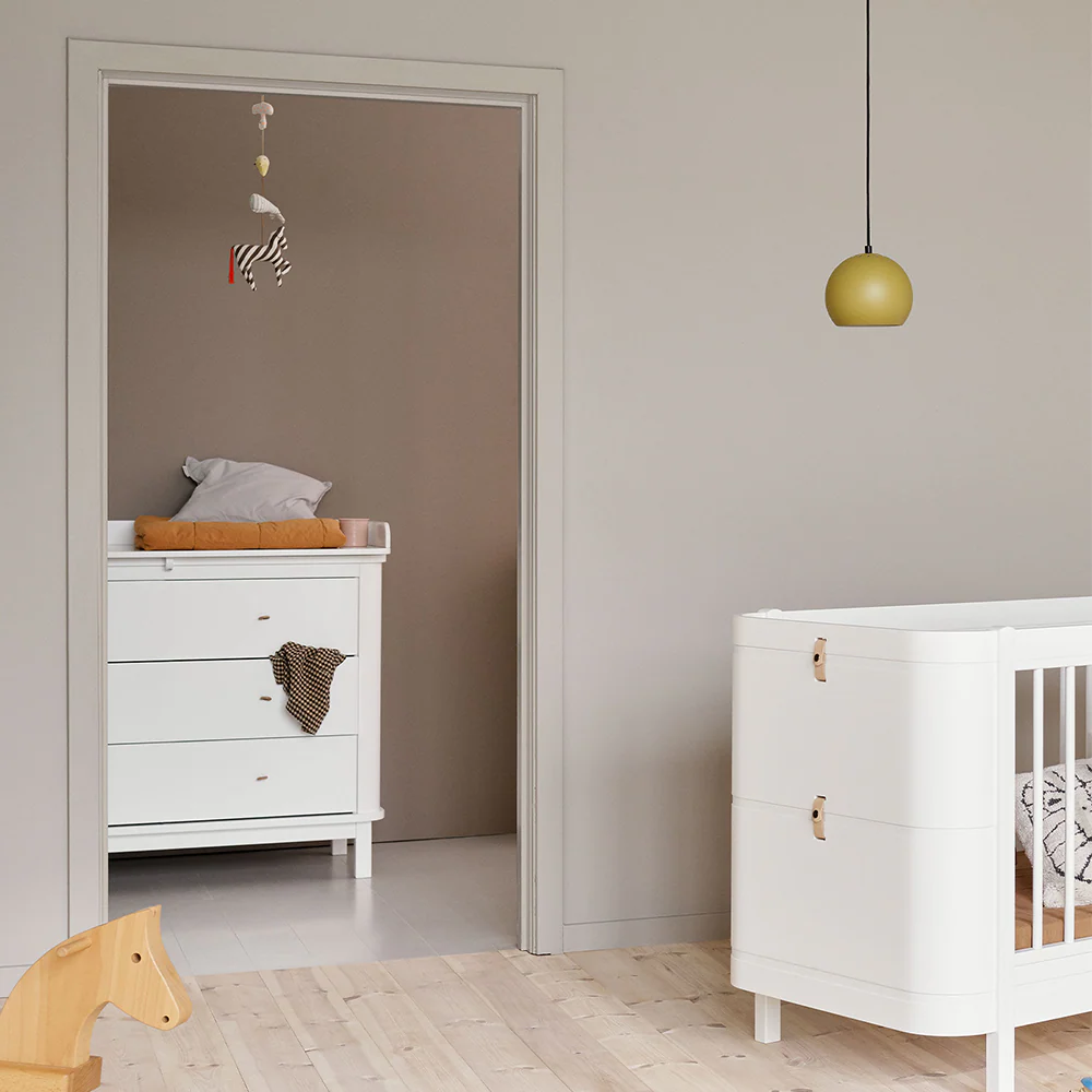 Oliver Furniture  Wood Wickelkommode mit 3 Schubladen Weiss/Eiche - Image 6