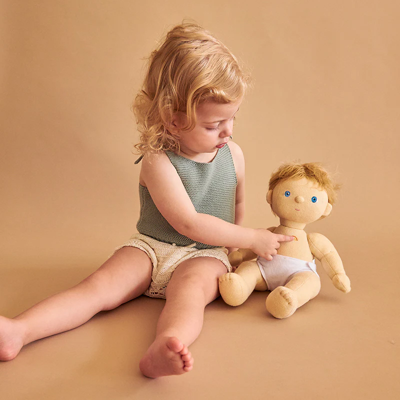 Olli Ella Puppe Dinkum 'Poppet'  Taupe - Image 2