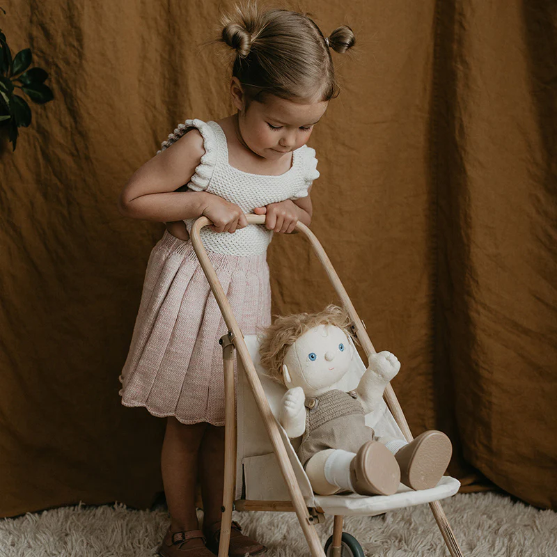 Olli Ella Puppe Dinkum 'Poppet'  Taupe - Image 3