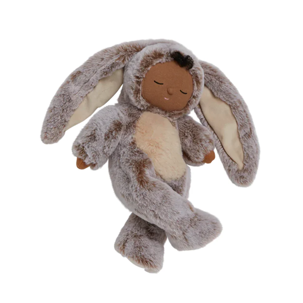 Olli Ella Puppe Cozy Dinkum 'Bunny Muffin' Cocoa - Image 3
