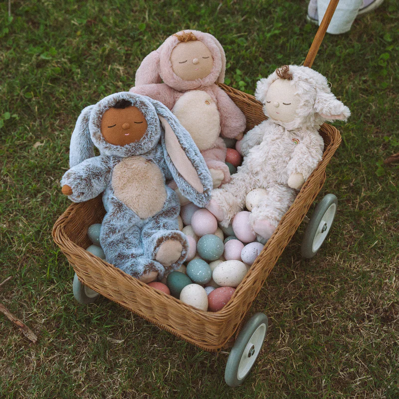 Olli Ella Puppe Cozy Dinkum 'Bunny Muffin' Cocoa - Image 4