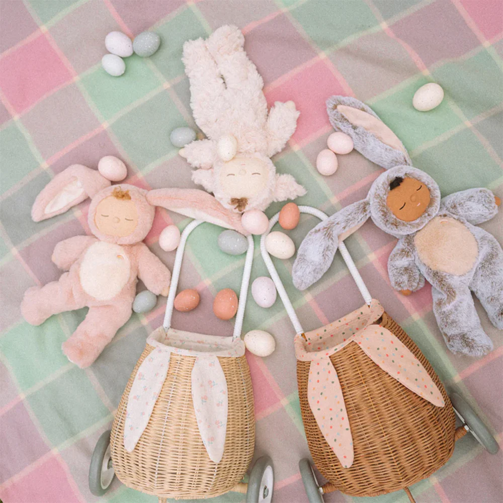 Olli Ella Puppe Cozy Dinkum 'Bunny Muffin' Cocoa - Image 7