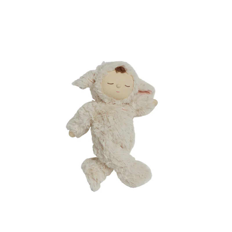 Olli Ella Puppe Cozy Dinkum 'Lamby Pookie' Vanilla - Image 3