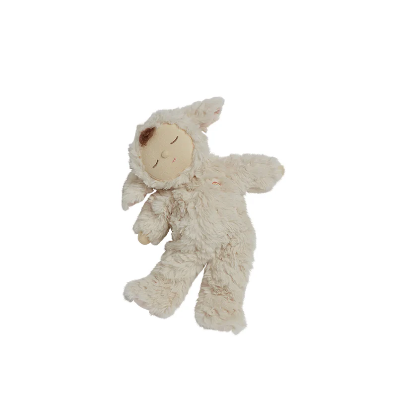 Olli Ella Puppe Cozy Dinkum 'Lamby Pookie' Vanilla - Image 7