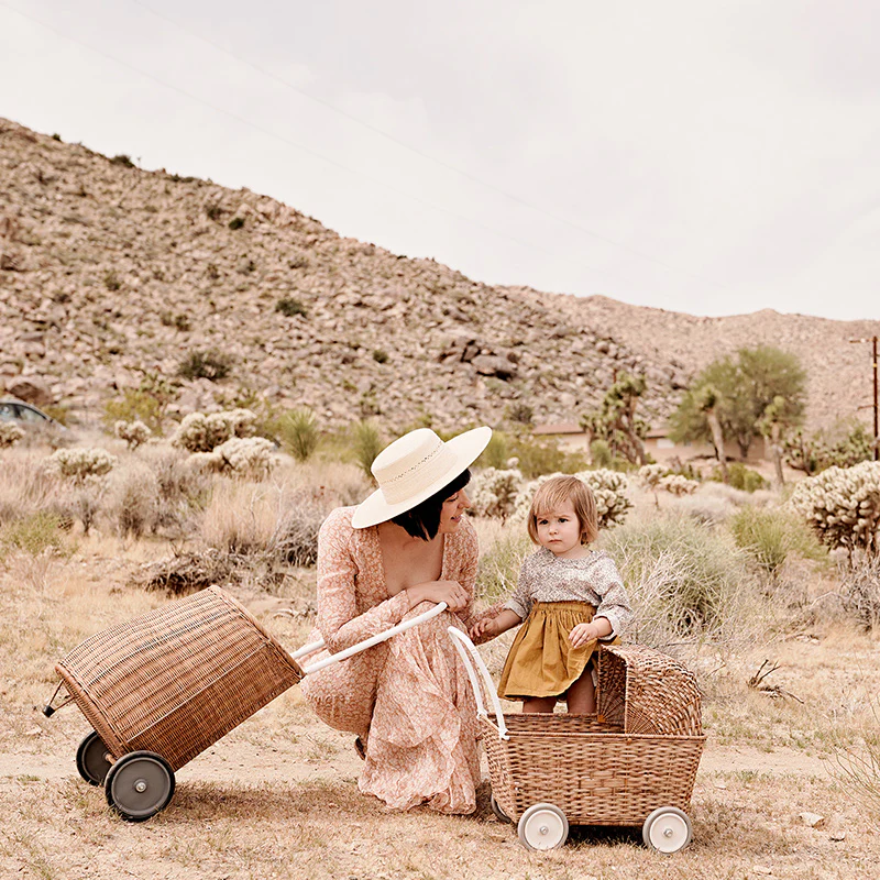 Olli Ella  Rattan Trolley 'Big Luggy' Natural - Image 4
