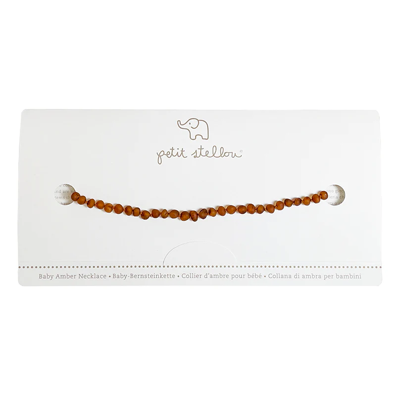 Petit Stellou  Bernsteinkette  Caramel - Image 3