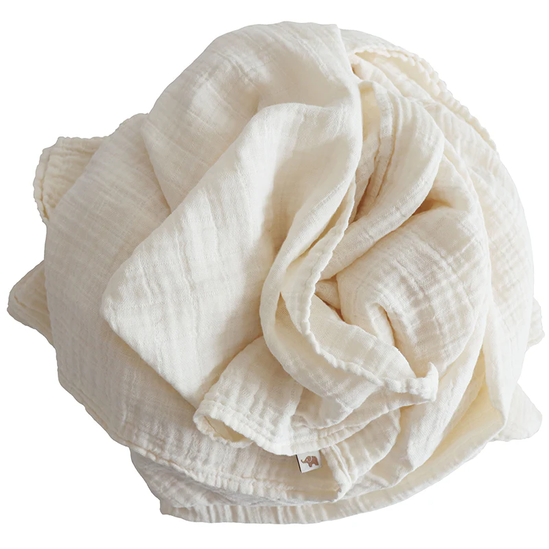 Petit Stellou  Mulltuch Nooshi Blanket  Milk - Image 3