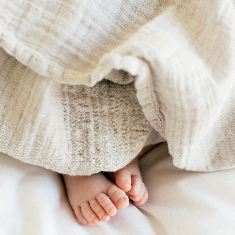 Petit Stellou  Mulltuch Nooshi Blanket  Moonshine - Image 6