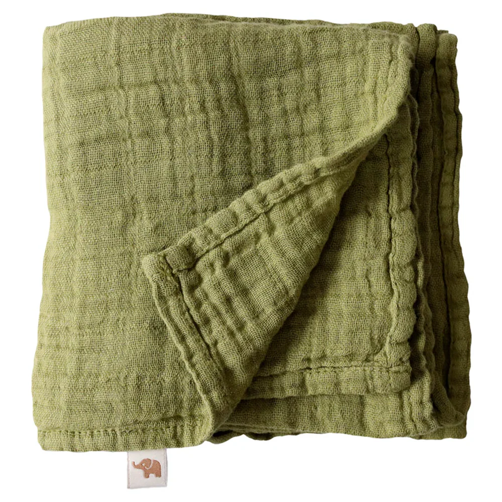 Petit Stellou  Mulltuch Nooshi Cuddle Olive - Image 2