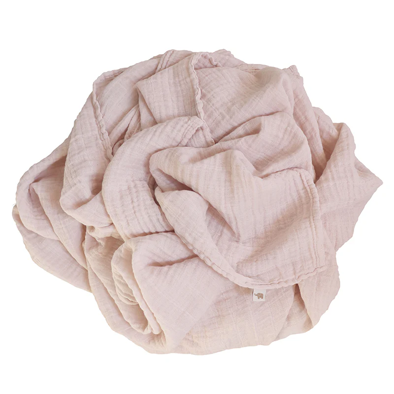 Petit Stellou  Mulltuch Nooshi Blanket  Blush - Image 3