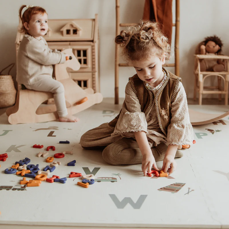 Play&Go  2 in 1 Puzzlematte 'EEVAA' doppelseitig  Alphabet - Image 3
