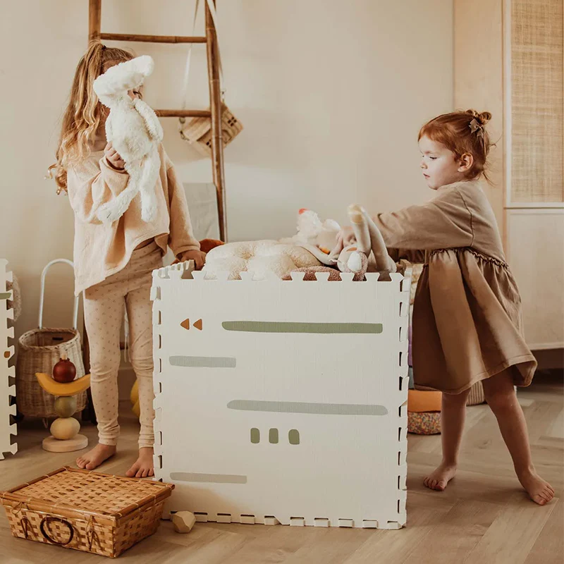 Play&Go 2 in 1 Puzzlematte 'EEVAA' doppelseitig Bauernhof - Image 3