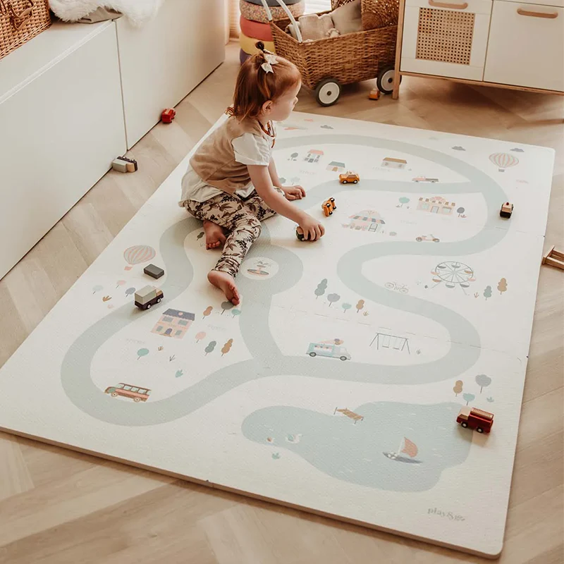Play&Go 2 in 1 Puzzlematte 'EEVAA' doppelseitig Dorf - Image 2