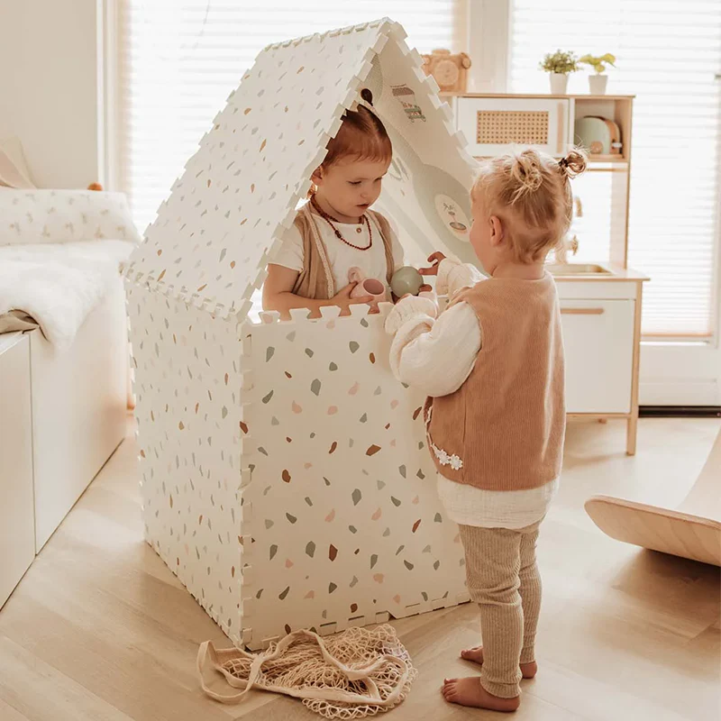 Play&Go 2 in 1 Puzzlematte 'EEVAA' doppelseitig Dorf - Image 4