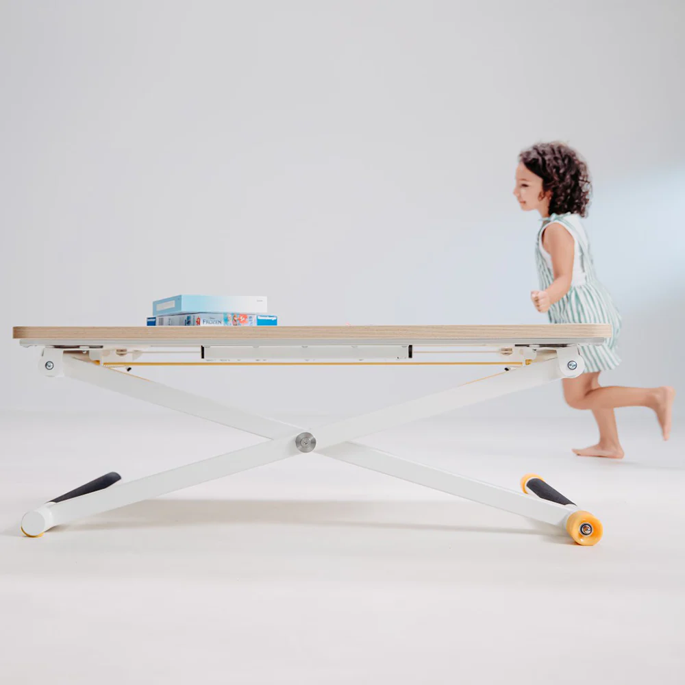 Poptop Höhenverstellbarer Kinderschreibtisch Weiss - Image 12