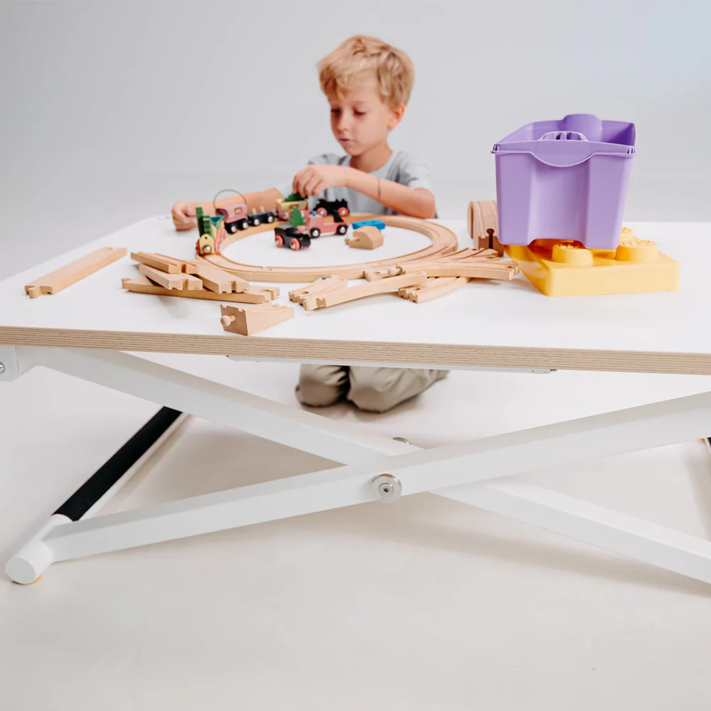 Poptop Höhenverstellbarer Kinderschreibtisch Weiss - Image 19
