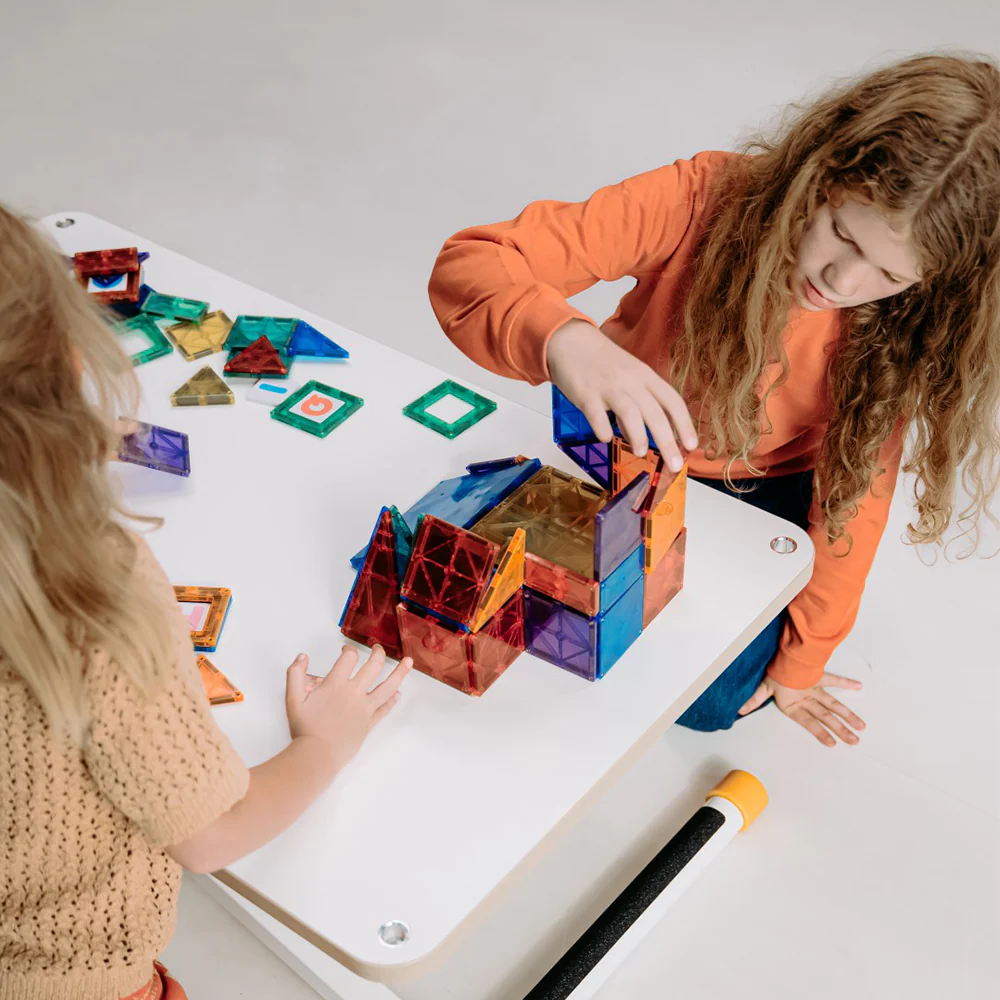 Poptop Höhenverstellbarer Kinderschreibtisch Weiss - Image 24