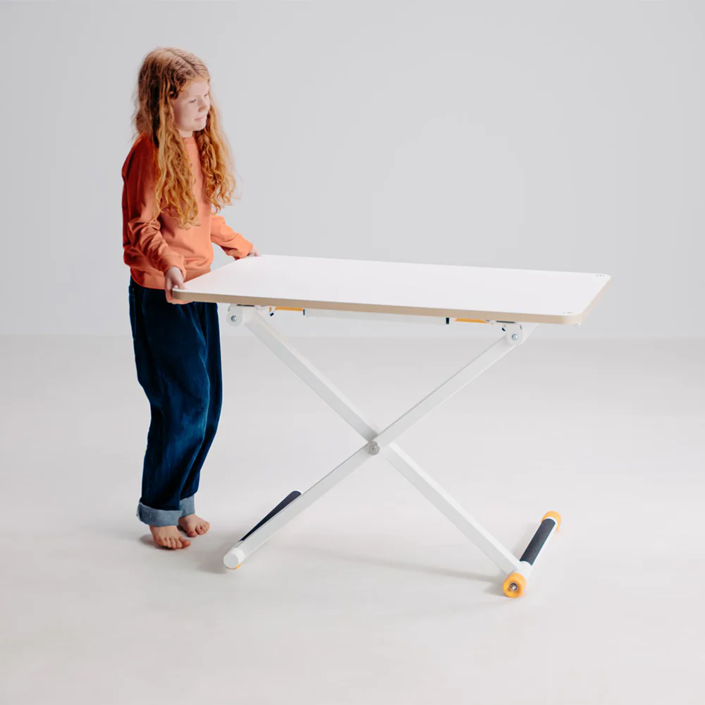 Poptop Höhenverstellbarer Kinderschreibtisch Weiss - Image 26