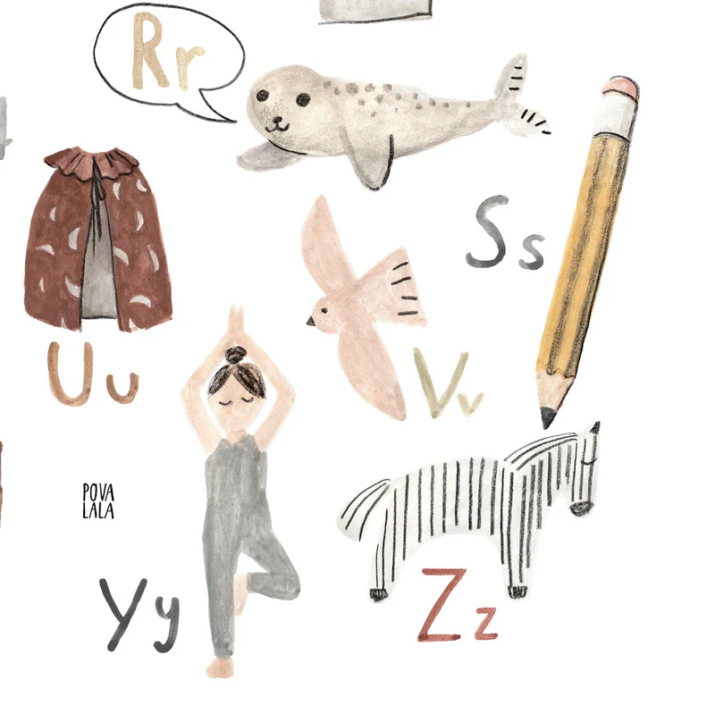 POVALALA  Poster A2   Alphabet - Image 5