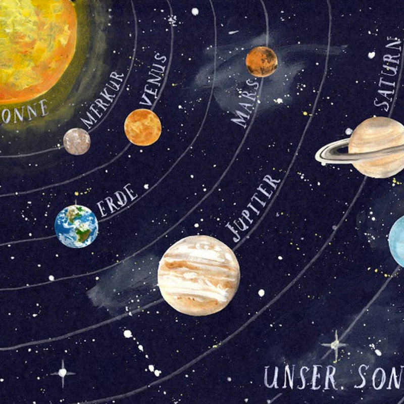 POVALALA  Poster A3  Unser Sonnensystem - Image 3
