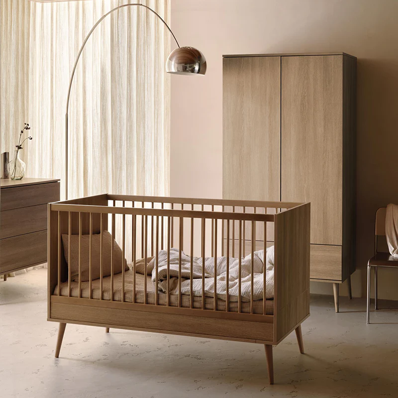Quax Baby- und Kinderbett 70 x 140 'Flow' Honey Ash - Image 4