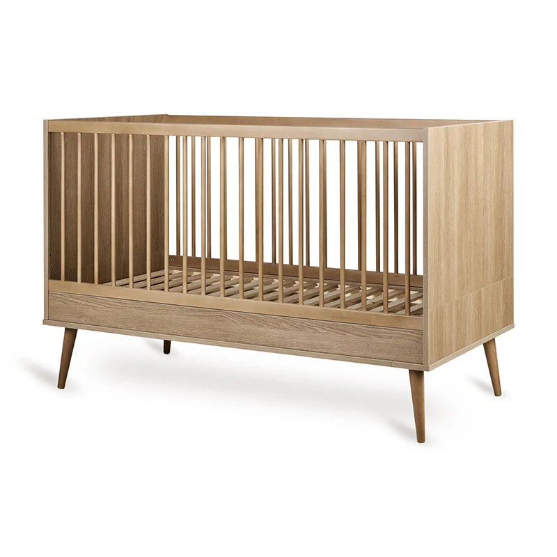 Quax Baby- und Kinderbett 70 x 140 'Flow' Honey Ash - Image 8