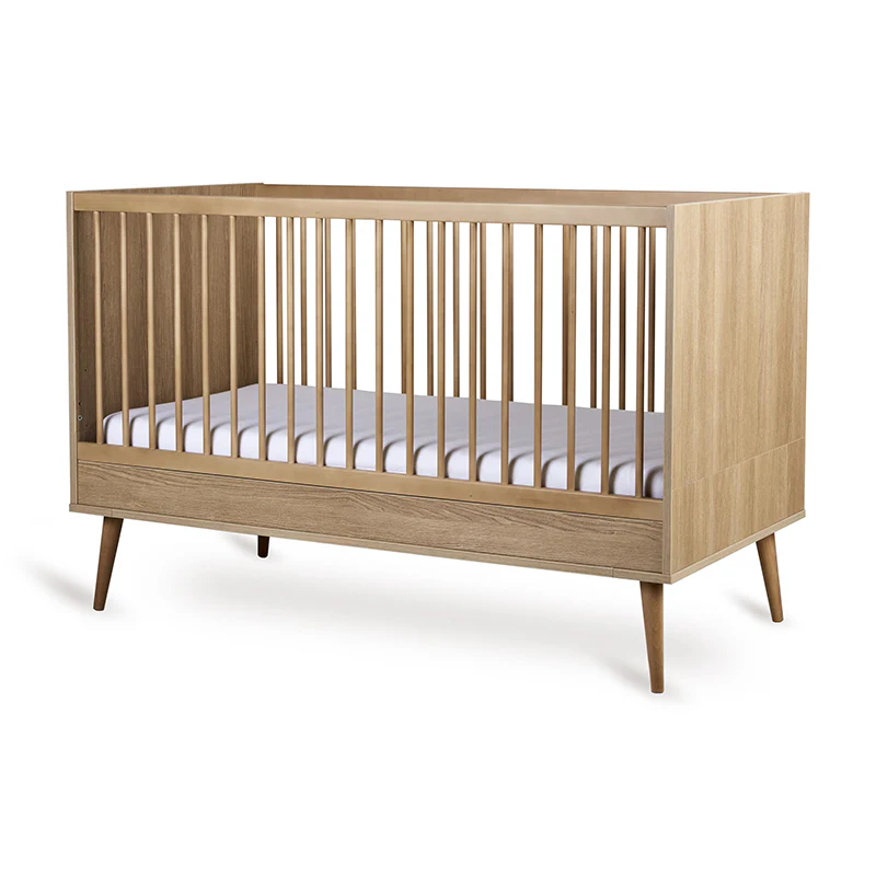 Quax Baby- und Kinderbett 70 x 140 'Flow' Honey Ash - Image 9