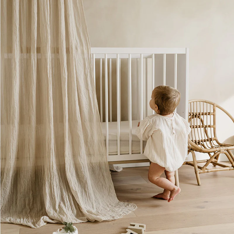 Quax Baby- und Kinderbett 70 x 140 'Flow' White - Image 2