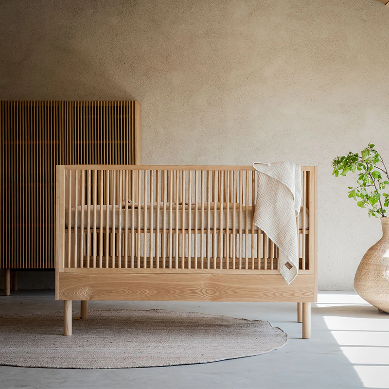 Quax Babybett 70 x 140 'Hai No Ki' Natural Ash - Image 2