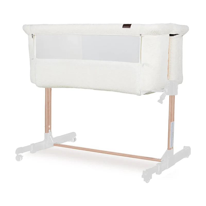 Quax Beistellbett 'Side-by-Side' Naturel Bouclé Cream - Image 3
