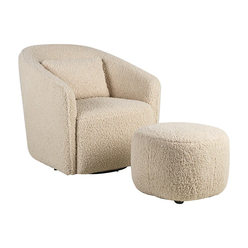Quax Dreh- und schwenkbarer Stillsessel 'Gomi' Sheep - Image 10