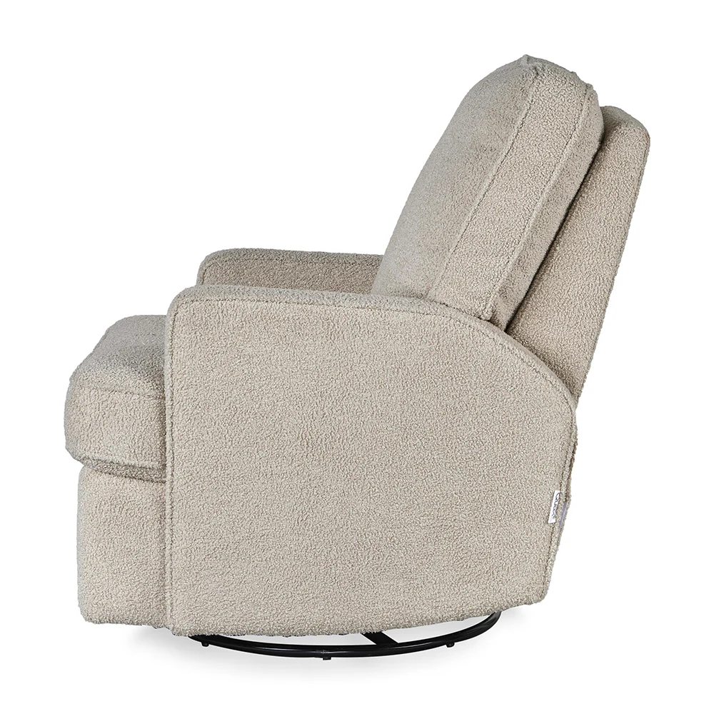 Quax Elektrischer Liegesessel 'Swivel & Gliding' Teddy Taupe - Image 10