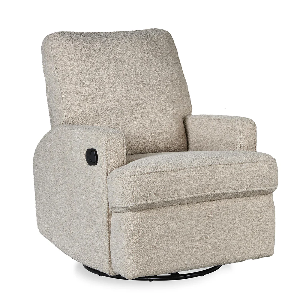 Quax Elektrischer Liegesessel 'Swivel & Gliding' Teddy Taupe - Image 5