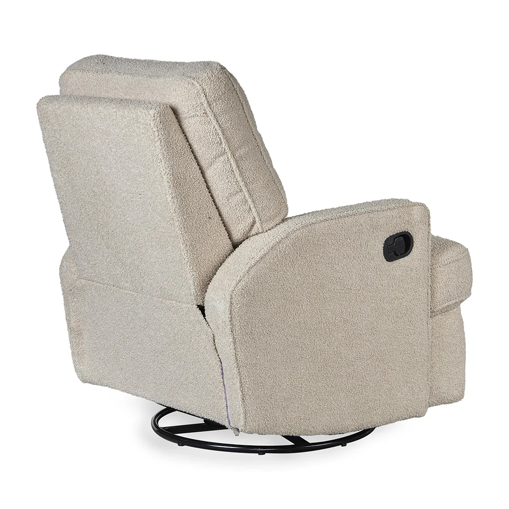 Quax Elektrischer Liegesessel 'Swivel & Gliding' Teddy Taupe - Image 7