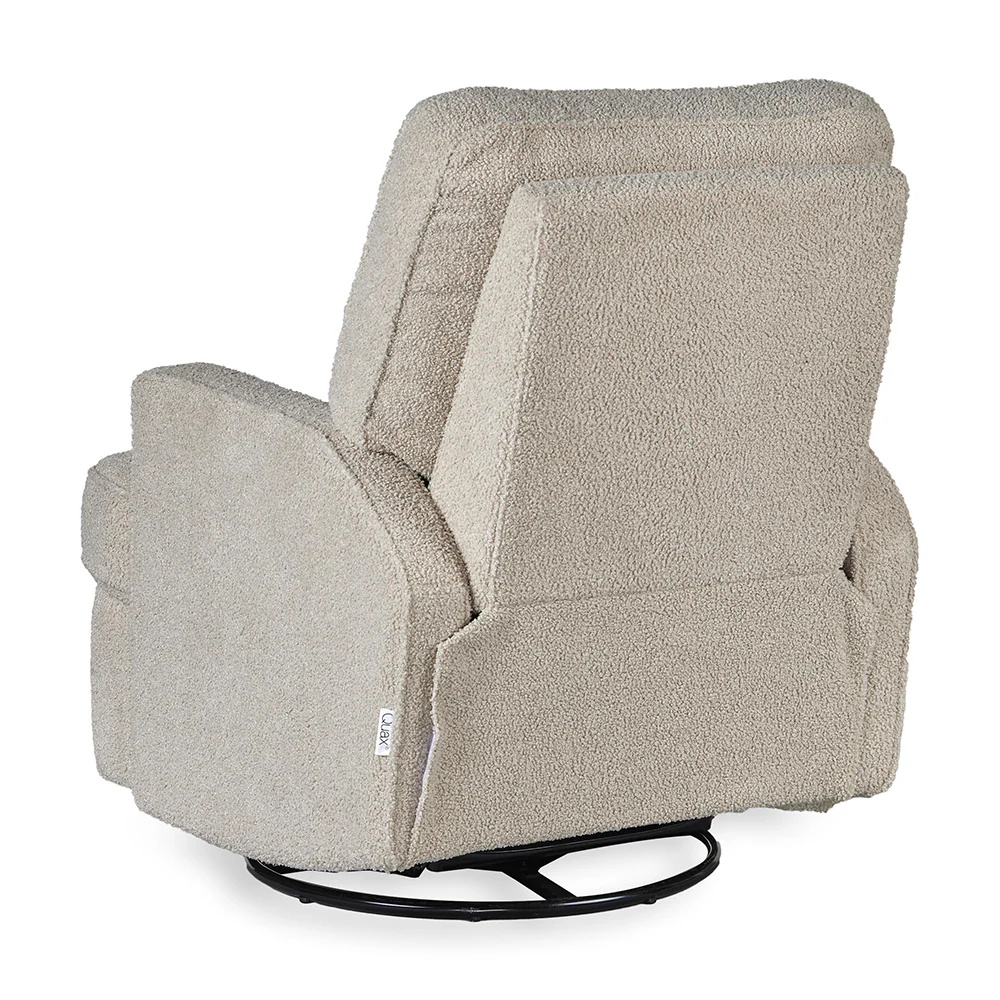 Quax Elektrischer Liegesessel 'Swivel & Gliding' Teddy Taupe - Image 9