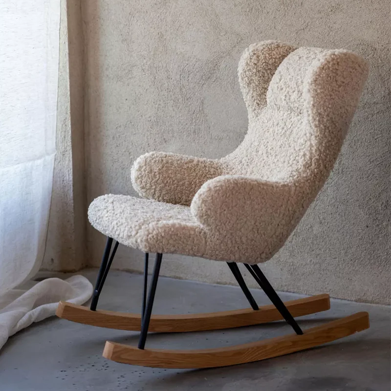 Quax Kinder Schaukelsessel 'De Luxe' Sheep - Image 2
