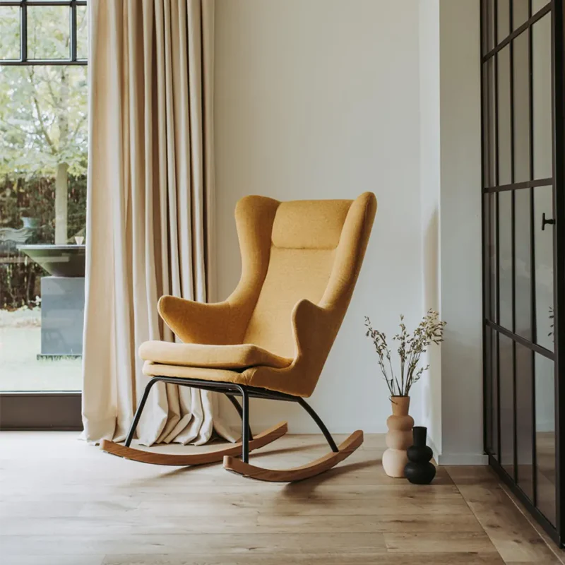 Quax Schaukel-/Stillsessel 'De Luxe' Saffran - Image 2