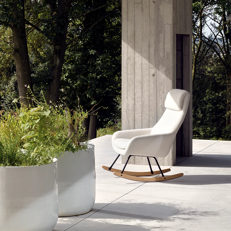 Quax Schaukel-/Stillsessel 'Nordic' Cream Sheep - Image 4