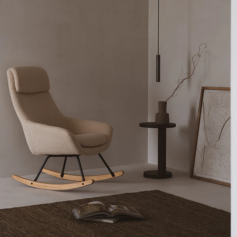Quax Schaukel-/Stillsessel 'Nordic' Sheep Beige - Image 4