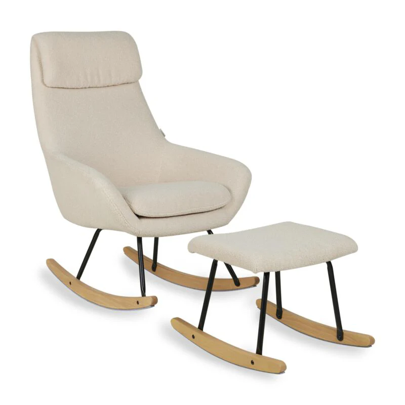 Quax Schaukel-/Stillsessel 'Nordic' Sheep Beige - Image 6