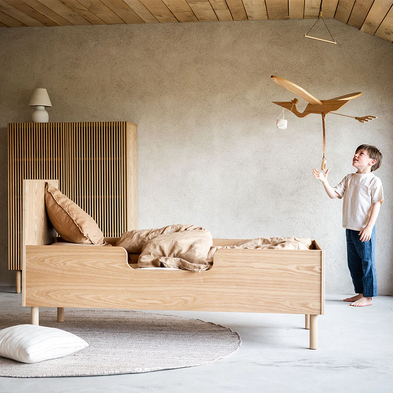 Quax Umbauset Babybett zum Juniorbett 70 x 170 'Hai No Ki' Natural Ash - Image 2