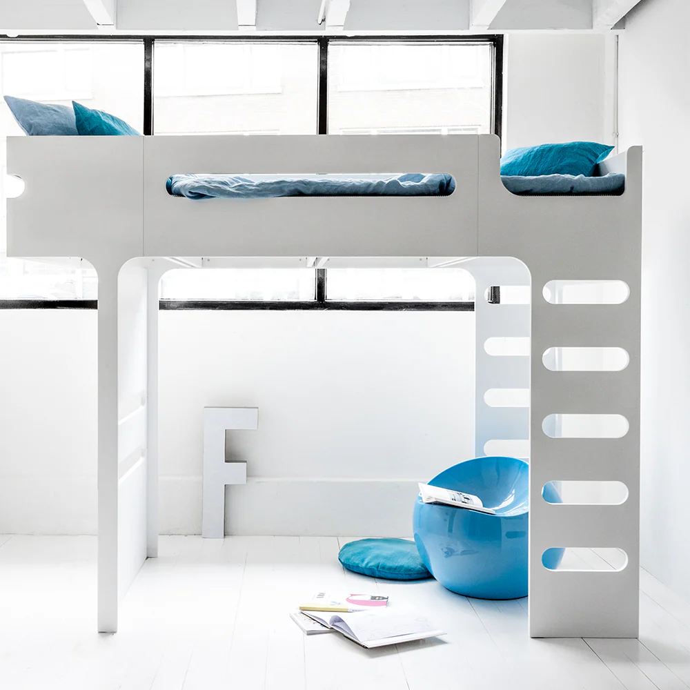 Rafa Kids  Hochbett F 90 x 200 cm  Weiss - Image 6