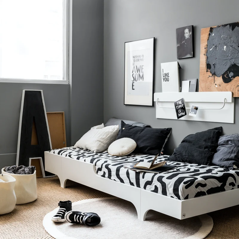 Rafa Kids  Jugendbett A90 90 x 200 cm  Weiss - Image 2