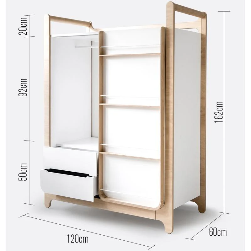 Rafa Kids  Kleiderschrank  Weiss - Image 3