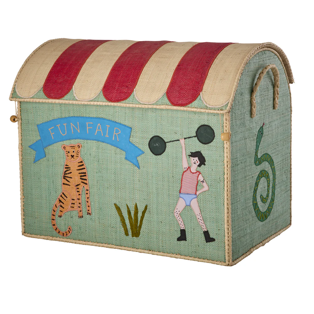 Rice Aufbewahrungskorb Gross 'Fun Fair' Mint - Image 3