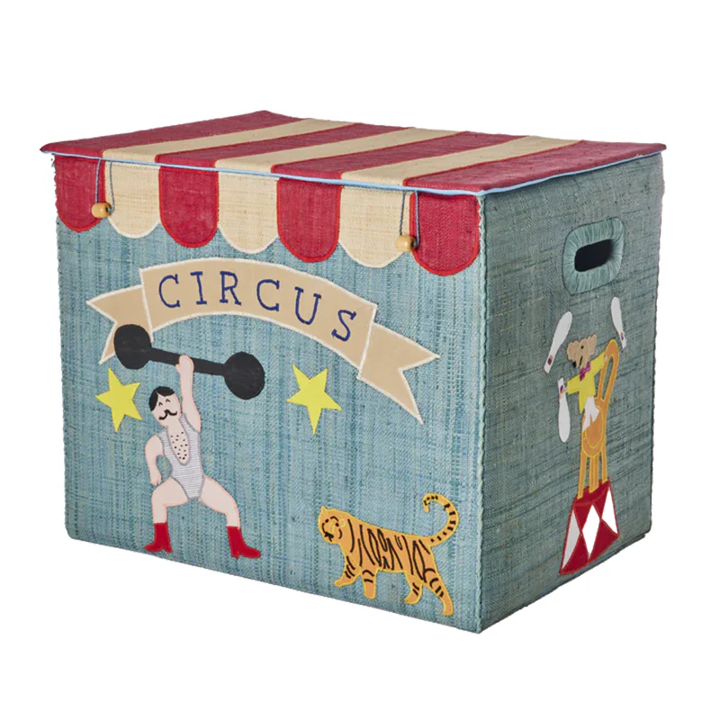 Rice Faltbarer Aufbewahrungskorb Raffia 'Circus' Extra Large - Image 2