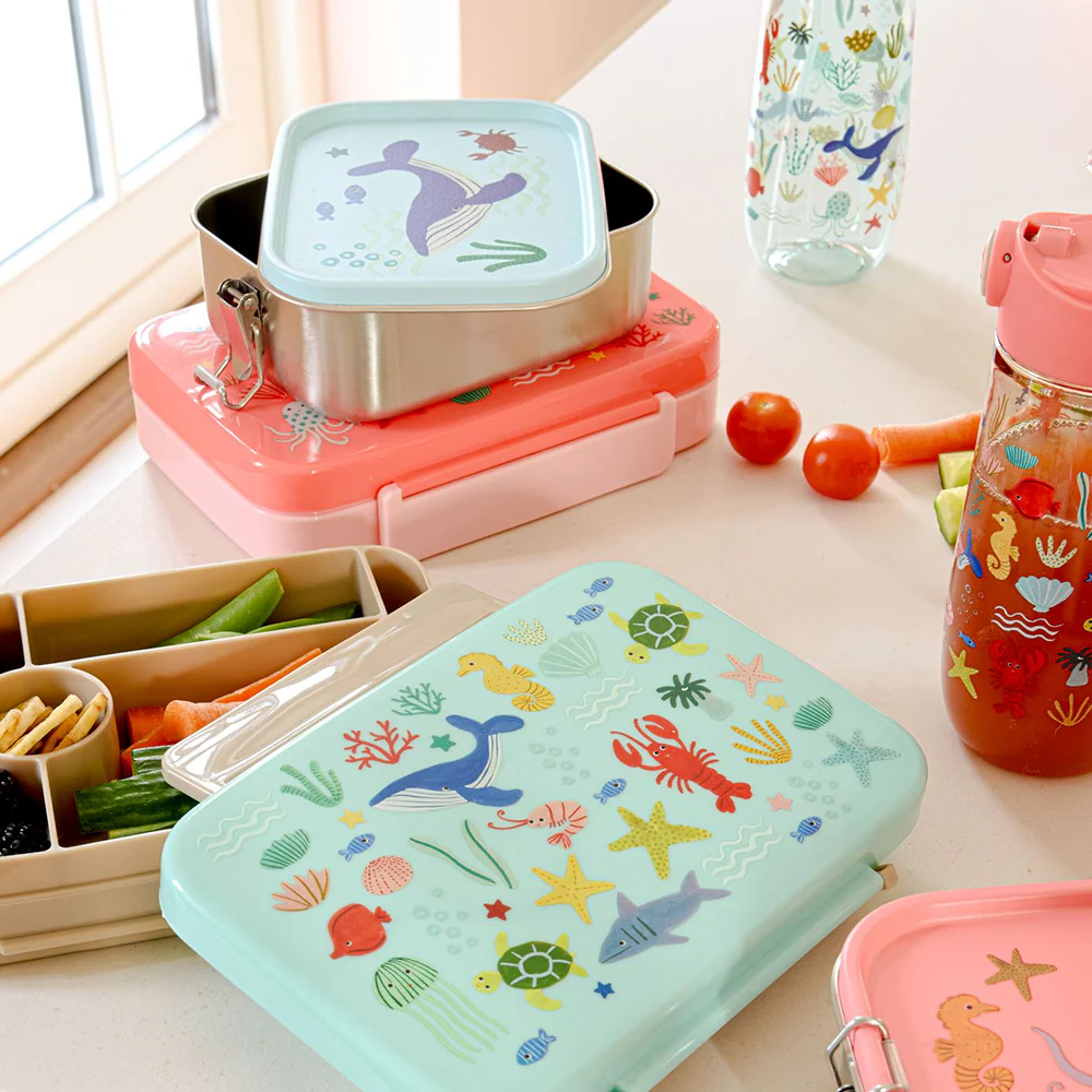 Rice  Kinder Lunchbox 'Ocean' Blue - Image 2