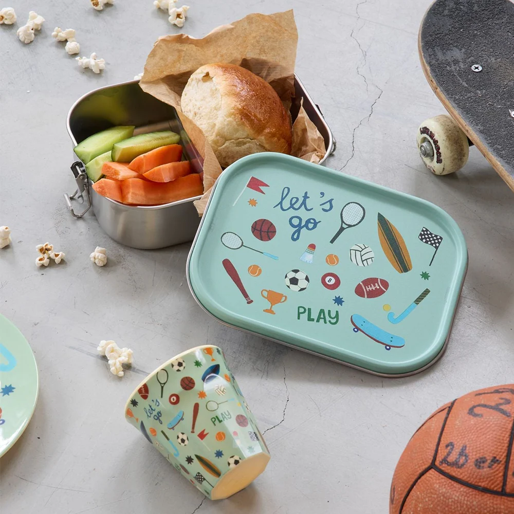 Rice  Kinder Lunchbox 'Sports' Gross Soft Green - Image 2
