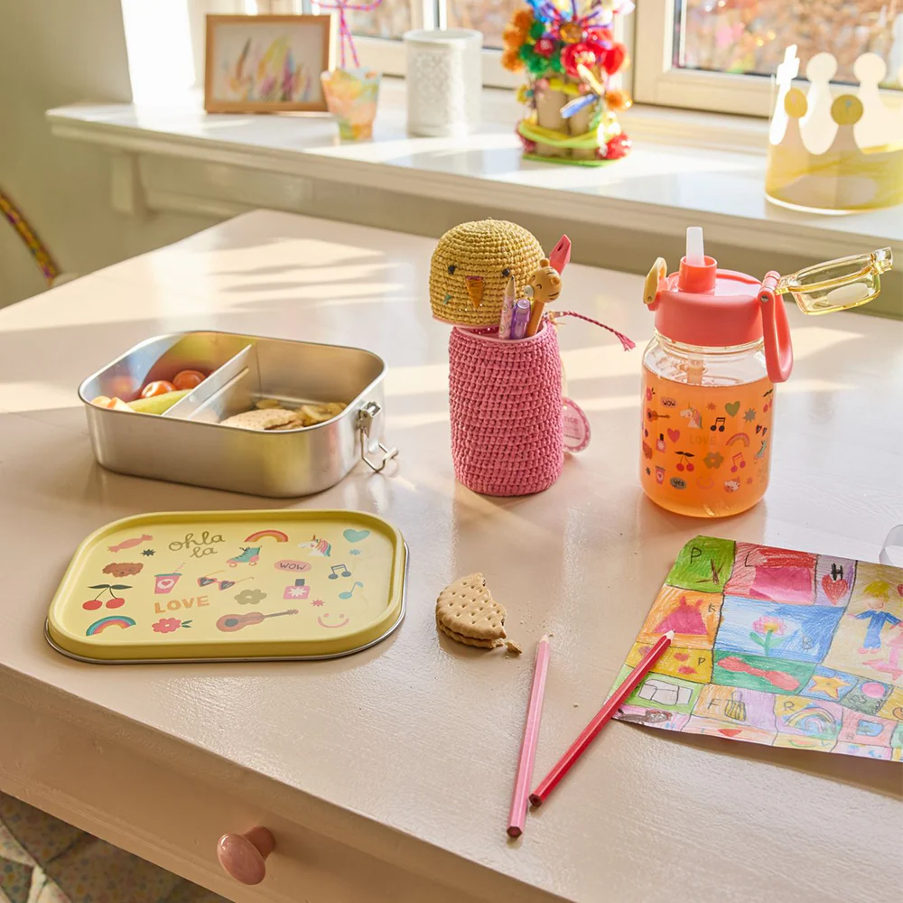 Rice  Kinder Lunchbox 'Unicorn Love' Soft Yellow - Image 4