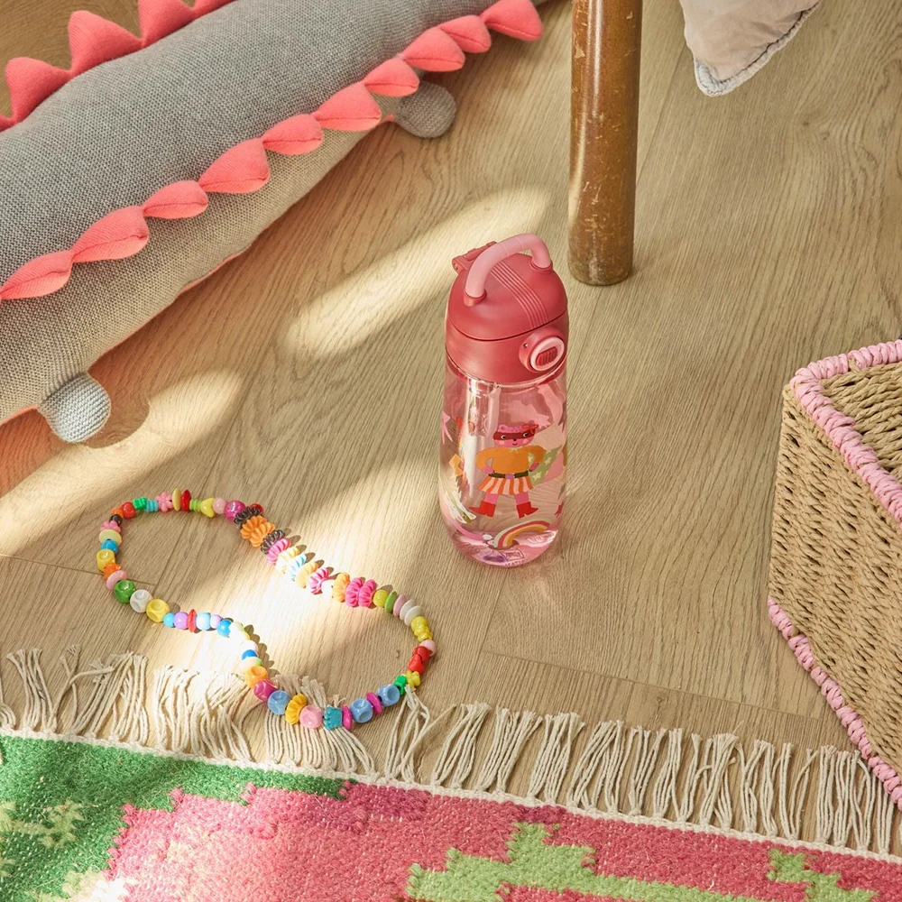 Rice Kinder Trinkflasche 'Hero' Pink - Image 2